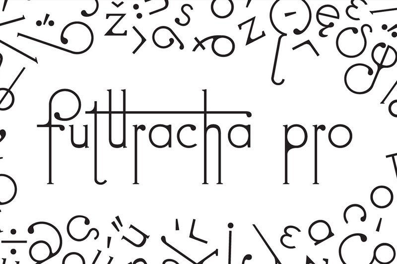 Futuracha The New Free Fonts That Adapts Itself The Chic Flaneuse