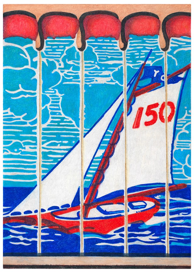 New York Yacht Club City Matchbooks, 2016© Aaron Kasmin, Courtesy of Sims Reed Gallery