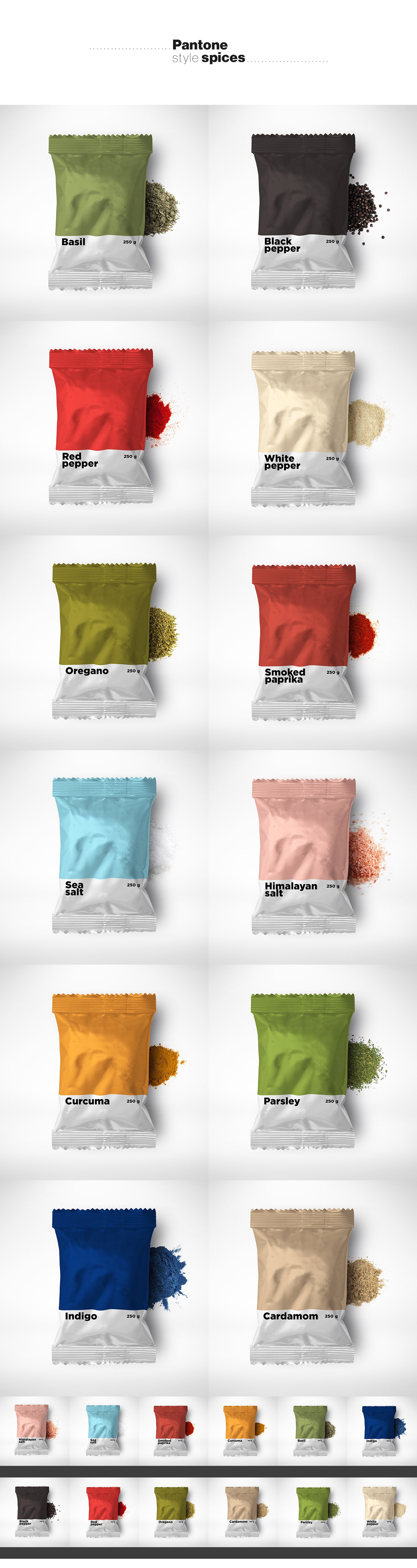 Pantone Style Spices Project